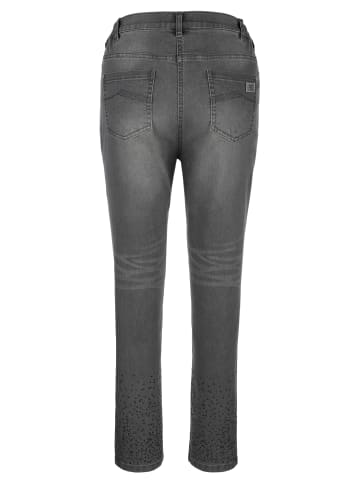 MIAMODA Jeans in grey denim