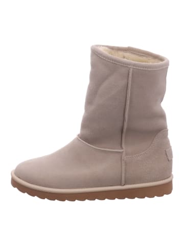Esgano Damenstiefel warm flach  in  Beige