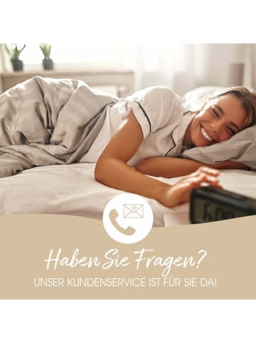 Künsemüller Comfort Daunen 3-Kammer Kopfkissen mit kanadischen Daunen in weiß