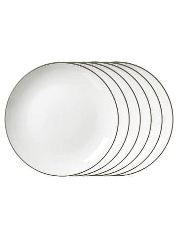 Ritzenhoff & Breker 6er Set Dessertteller Adela ø 20,5 cm in grau