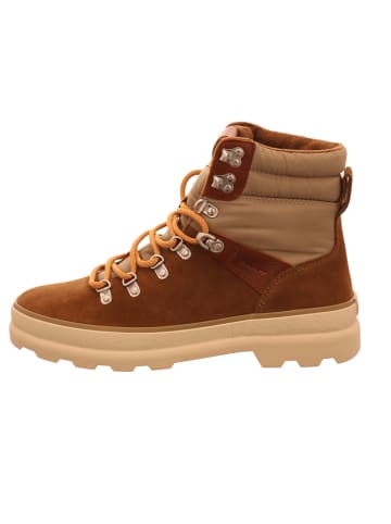 LLOYD Damenschnürrstiefel warm flach HAVEN 375 L in Braun