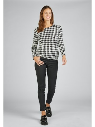 Rabe Rundkragen Langarmshirt für Damen in uni