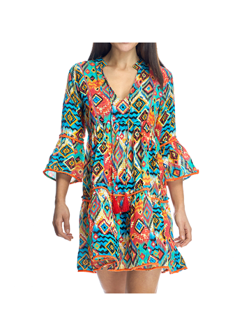 ORY - Heine Strandkleid in Multicolored