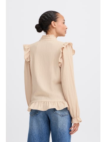 b. young Kurzarm-Bluse BYJULIANA Regular fit in Gray Morn