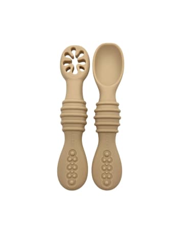 LILLBI Lernlöffel-Set in Beige