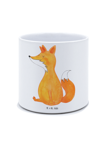 Mr. & Mrs. Panda Blumenkübel Einhorn Fuchs ohne Spruch in Weiß