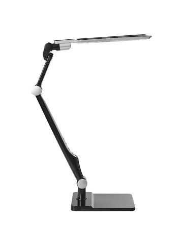 Beliani Büroleuchten PEGASI in Schwarz/Silber - (W) 16 x (H) 56 x (L) 34 cm