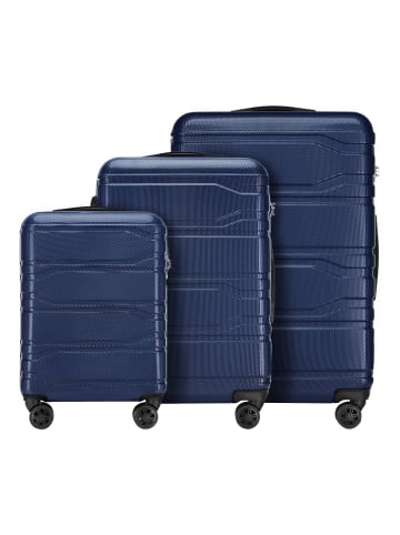 Wittchen 3tlg.KofferSet Trail Style Collection in Navyblue