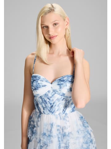 HEY KYLA Kleid in blau weiß - 0001