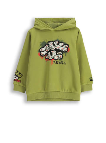 Coccodrillo Kapuzen-Sweatshirt in olivgrün