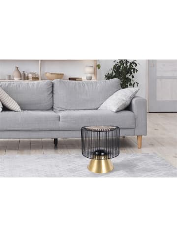 Kayoom Beistelltisch Malibu in braun - schwarz - gold