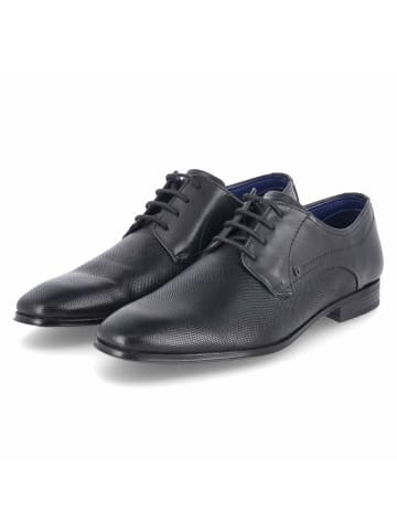Bugatti Schnürhalbschuh in schwarz