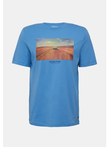 s.Oliver T-Shirt in 55D1_royalblau