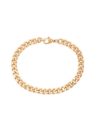 faina Women Curb Chain Link Bracelet in Rose Gold