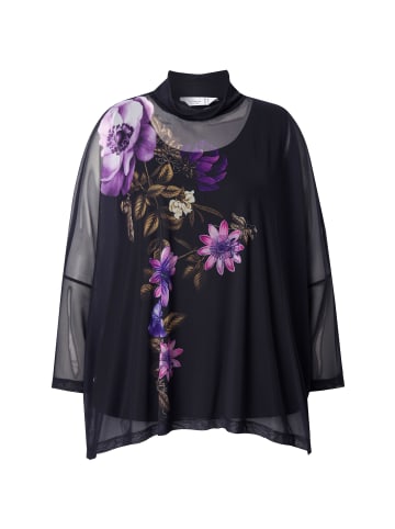 MIAMODA Bluse in schwarz