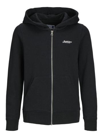 JACK & JONES Junior Sweatjacke 'Beau' in schwarz