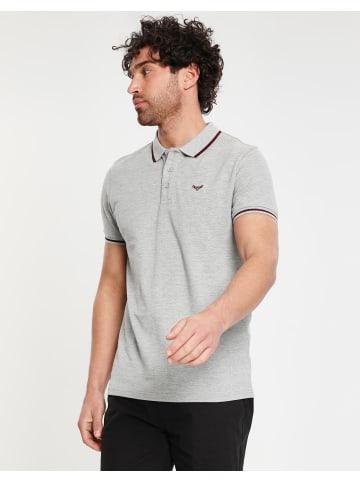 Threadbare Kurzarm-Polo THB Polo Brunello in Grau