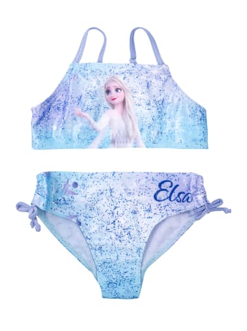 Disney Frozen Disney Die Eiskönigin Bikini Elsa Frozen Zweiteiler in blau