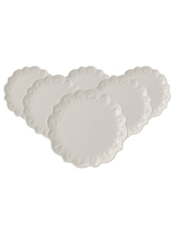 Villeroy & Boch 6er Set Frühstücksteller Toy's Delight Royal Classic ø 23,3 cm weiß in weiß