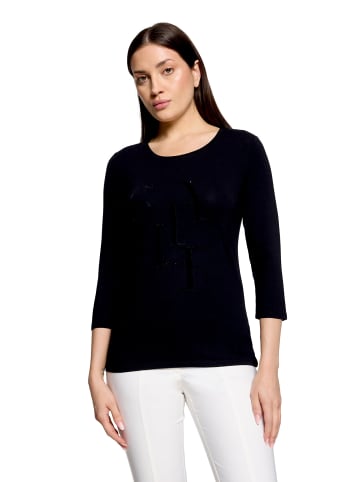 Betty Barclay Basic Shirt mit Placement in Schwarz