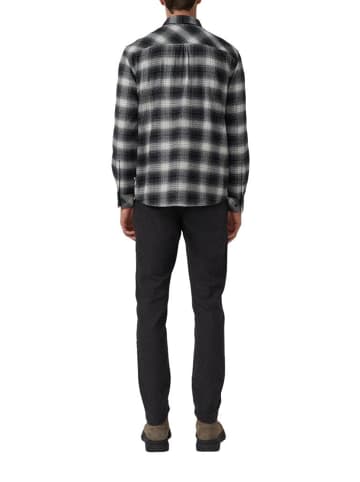 S.OLIVER RED LABEL Langarmhemd in Schwarz