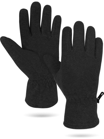 Normani Outdoor Sports Fleece-Handschuhe mit 3M Thinsulate™ (40 g) Arsuk in Schwarz