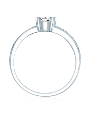 Trilani Ring aus Sterling Silber mit Zirkonia in silber