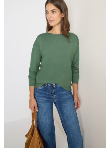 Cecil Pullover mit Strukturdetail in Grün