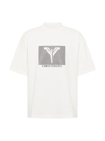 Carlo Colucci T-Shirt Emer in Weiß
