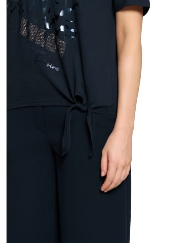 Betty Barclay Basic Shirt mit Schleifenknoten in dunkelblau