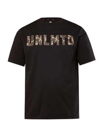 JP1880 Kurzarm T-Shirt in schwarz