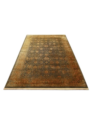 Wecon Home Kurzflorteppich LunaSilk in Kupfer/Grau