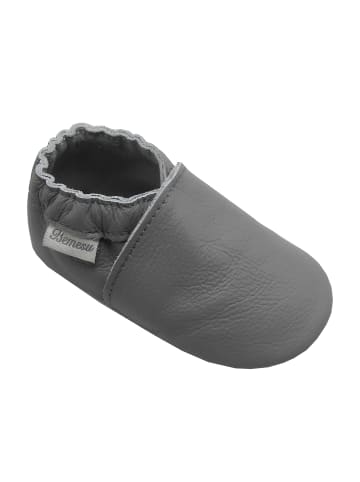 Yalion Baby Krabbelschuhe in Einfarbig Grau