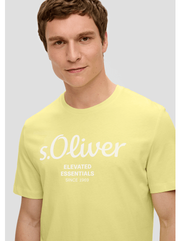 s.Oliver T-Shirt kurzarm in Gelb