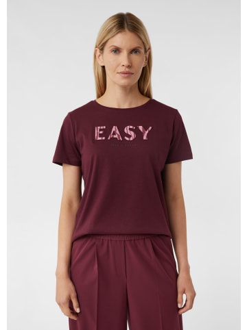 comma T-Shirt in 49D2_bordeaux