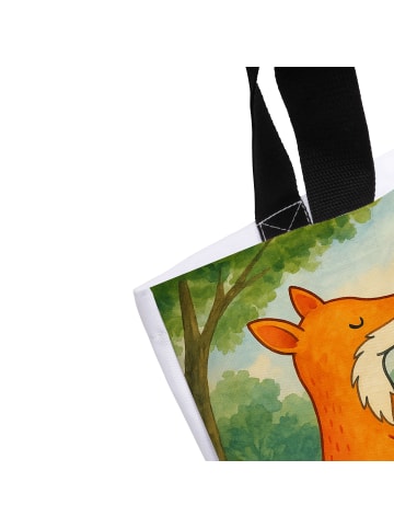 Mr. & Mrs. Panda Shopper Füchse Liebe Design mit Spruch in Weiß