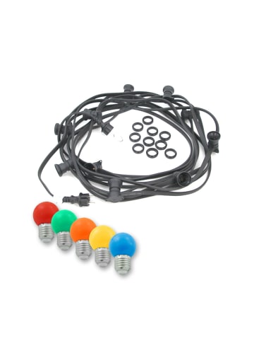 SATISFIRE Partylichterkette 10 bunte LED - 10 Meter