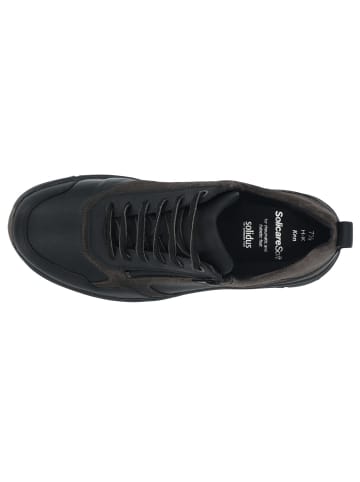 Solidus Schnürhalbschuh Kai in schwarz