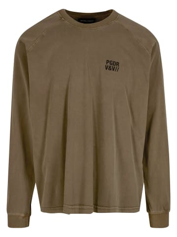 PEGADOR PEGADOR Kapuzenpullover in vintage faded olive