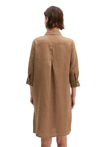 Marc O'Polo Leinenkleid loose in Burnt Brown
