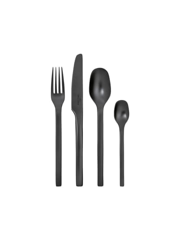 Villeroy & Boch 16er Set Tafelbesteck Manufacture Rock in schwarz