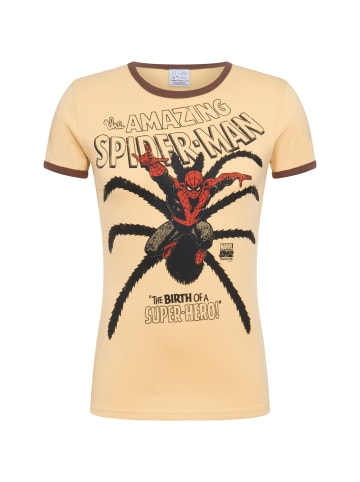 Logoshirt T-Shirt Spider-Man in beige-braun