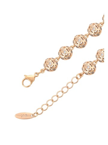 faina Women Beaded Bracelet in Rose Gold