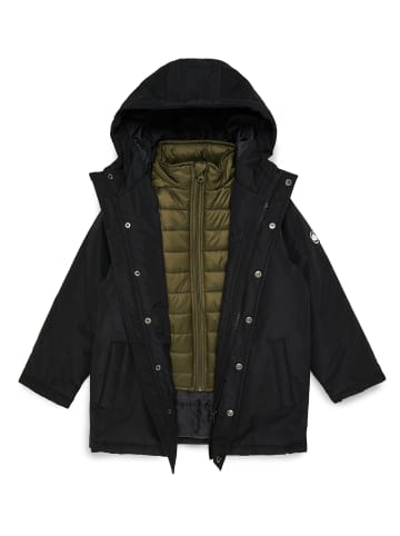 Threadboys Winterjacke THB Gilbert Mock Layer in Schwarz