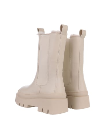 Ital-Design Stiefelette in Beige