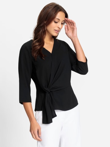 WITT WEIDEN Schlupfbluse in schwarz