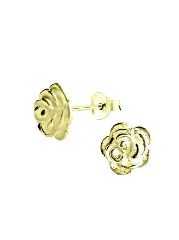 Alexander York Ohrstecker ROSE 6 mm in Gold aus 925 Sterling Silber, 2-tlg.