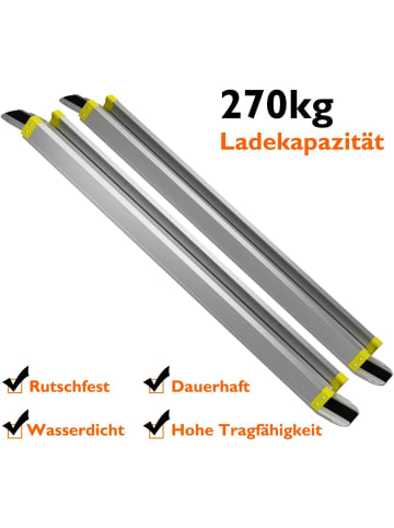 COSTWAY Auffahrrampe 2er Set in Schwarz