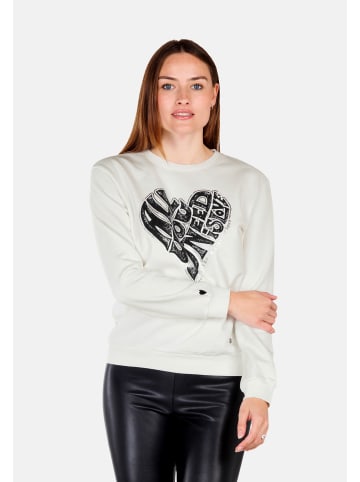 KEY LARGO Sweatshirt 'NEED' in weiß