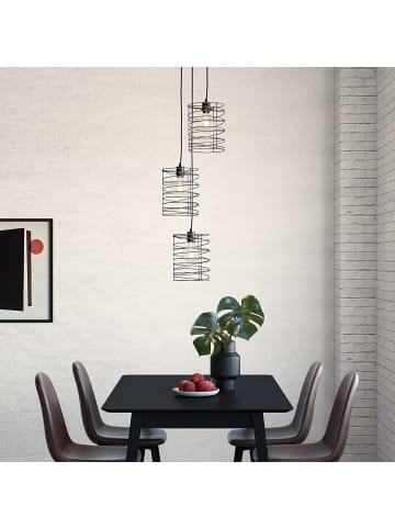 home24 Pendelleuchte Le Vernet I in Schwarz